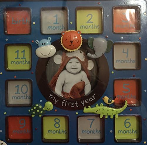 Cuddle Bear Collection "My First Year" Photo Frame 10X10