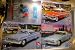 1:25 Scale Deluxe Model Car Kit Value Pack 3 Cars with Brush&paint