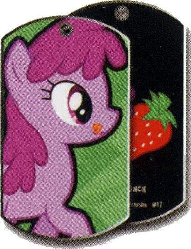 2013 MY LITTLE PONY DOG TAGS - #17 - Berry Punch