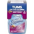 Tums Smoothies Antacid Chewable Tablets On-the-Go 3-pk. - Berry