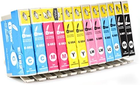 iTinte 098XL Compatible Ink Cartridges (2 Black,2 Cyan,2 Magenta,2 Yellow, 2 Light Cyan, 2 Light Magenta) for Epson Artisan 837, Epson Artisan 730, Epson Artisan 810 and more.