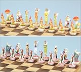 Fame Products 5384 Fairyland Themed Chess Set