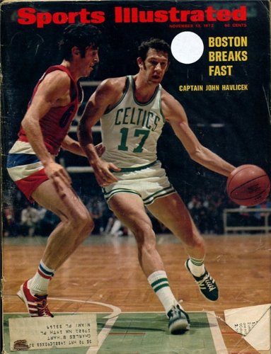 John Havlicek Unsigned 1972 Sports Illustrated