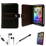 Black Brown Protective Slim and Durable Professional Faux Leather Portfolio ....