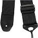 Johnson 2'' Webbed Nylon Value Strap for Acoustic Guitar - Black