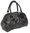 Loungefly Pink and Silver Stripe Skull Print All Over Satcheal Bag By Loungefly