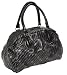 Loungefly Pink and Silver Stripe Skull Print All Over Satcheal Bag By Loungefly