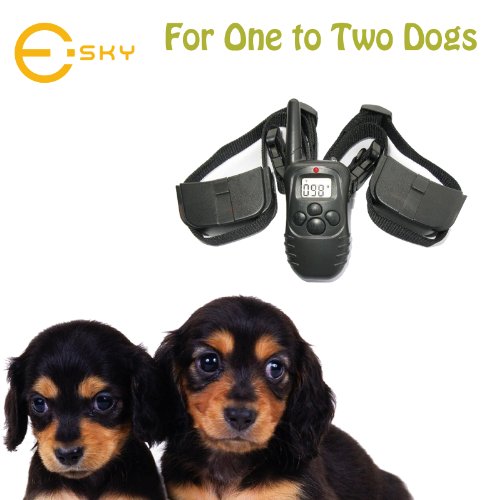 Esky 100LV Rechargeable Remote Control Dog Training Collar For One to Two Dogs