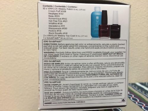 CND Creative VINYLUX WEEKLY POLISH INTRO PACK 12PCS SET AND FREE NAIL SURFACE CLEANSER