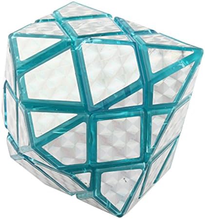 Diamond Shaped Brain Teaser Magic Rubik's Puzzle Cube Blue