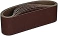 Bosch SB5R081 3" x 24" Sanding Belt, Red, 80 Grit , 10 Pack