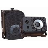 Pyle 5.25 Black 400-Watt Indoor/outdoor Waterproof Speakers /pr