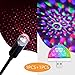 Romantic Auto Roof Star Projector Lights with Mini Disco Light, Aevdor Car Star USB Night Lights, Flexible Atmosphere Decorations Lamp for Bedroom, Car, Party, Ceiling and More- Plug and Play