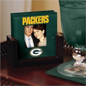 Green Bay Packers NFL Photo Coaster Set