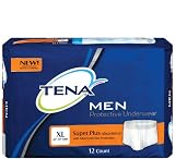 Tena Serenity Men Protective Underwear, Super Plus Absorbancy, Size: Extra Large 12 ea