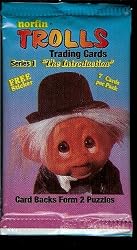 Norfin Trolls Series 1 The Introduction Trading Card Pack - 7 cards per pack - Card back Form 2 Puzzles