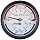 Miljoco PB3008 Pressure and Temperature Gauge, 3.30" Dial, 1/2" NPT Back Connection