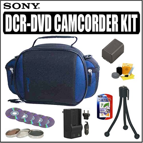 Accessory Kit for the Sony Handycam Camcorder DCRDVD610 DVD710 DVD810 & DVD910
