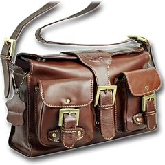 Lazarotti Handtasche K20911 aus edlem Vollrind-Leder, braun