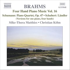 Brahms - Four-Hand Piano Works, Vol 16