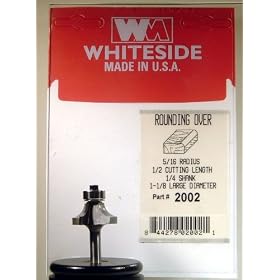 Whiteside - WS2002 - 5 16 Roundover w  Ball Bearing Guide by Whiteside