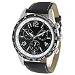 GP Designs Men's Chronograph-style Genuine Leather Watch