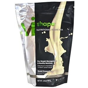 ViSalus Body By Vi VI-Shape Weight Loss Diet Nutritional Shake Mix Meal Replacement Sweet Cream Flavor 22 oz (1 Bag, 24 meals)