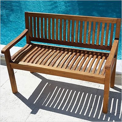 Teak Outdoor Wood Garden Bench