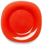 Bormioli Rocco Venezia Dessert Plates, Set of 6, Red
