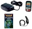 Cell Phone Accessories Bundle for Palm Centro 685/690 (Includes; Black Silicone Rubber Soft Gel Case, Rapid Car Charger, Home Wall Charger, Generation X Antenna Booster)