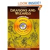 Dragons and Wizards CD-ROM and Book (Dover Electronic Clip Art)