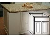Arlington White V3621 - Double Door Vanity Base