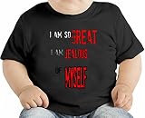 I Am Jealous Of Myself オーガニックベビーTシャツ 12 - 18 Months