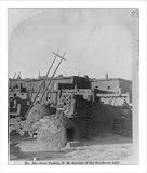 Historic Print (L): Zuni Pueblo, N.M. section of the southern half.