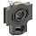 Sealmaster ST-16 Take-Up Unit, Standard Duty, Regreasable, Setscrew Locking Collar, Felt Seals, Cast Iron Housing, 1" Bore, 17/32" Slot Width, 3" Between Frames