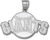 San Francisco Giants Solid Sterling Silver ''GIANTS'' Ball Giant Pendant