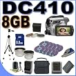Canon DC 410 - Camcorder - widescreen - 680 Kpix - optical zoom: 37 x - DVD-R (8cm), DVD-RW (8 cm), DVD-R DL (8 cm)