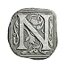 Grasslands Road Estate Monogram Plaque/Step Stone Initial Letter N