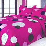 Beautiful 4 Piece Full / Queen Duvet Cover Set