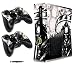 Designer Skin for XBOX 360 SLIM System & Remote Controllers -REAPER-WHITE