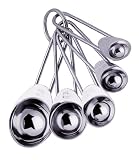 Progressive International 5-Piece Stainless Steel Measuring Spoon