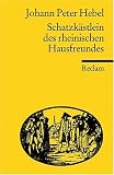 Schatzk�stlein des rheinischen Hausfreundes: Kritische Gesamtausgabe