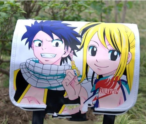 Happy Bag Fairy Tail Lucy Naz Double Leather Shoulder Bag Size About 35*29 Cm