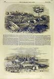 1855 Panama Railway United States Mail-Steam Ship Print