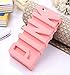iPhone5C Case, JEPN 3D PINK big letters Silicone Case for the Apple iPhone5C - Powder