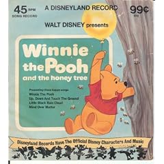 Winnie the Pooh and the Honey Tree Disneyland Record (45 RPM)