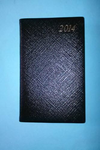 Charing Cross 2015 D753L Crossgrain Leather Diary 5" (H) x 3" (W) (Black)