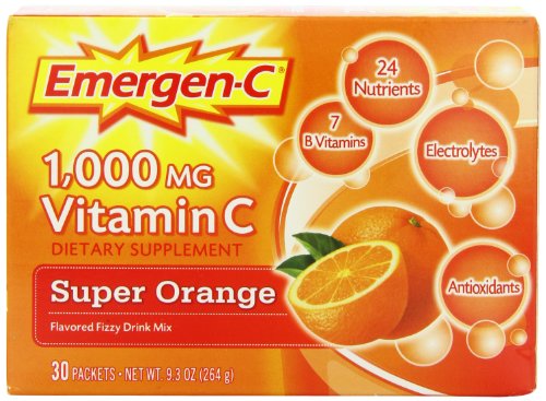 Emergen-C 1000mg Vitamin C Super Orange 30 Sachets
