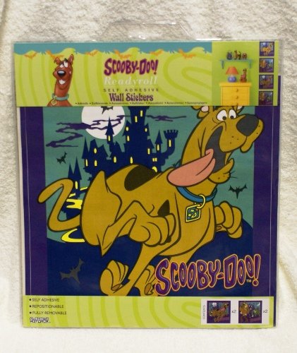 Scooby Doo Set of 4 Large Self Adhesive Wall Stickers