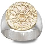 University of Nebraska Seal Ring Sz 10 1/4 (Silver)
